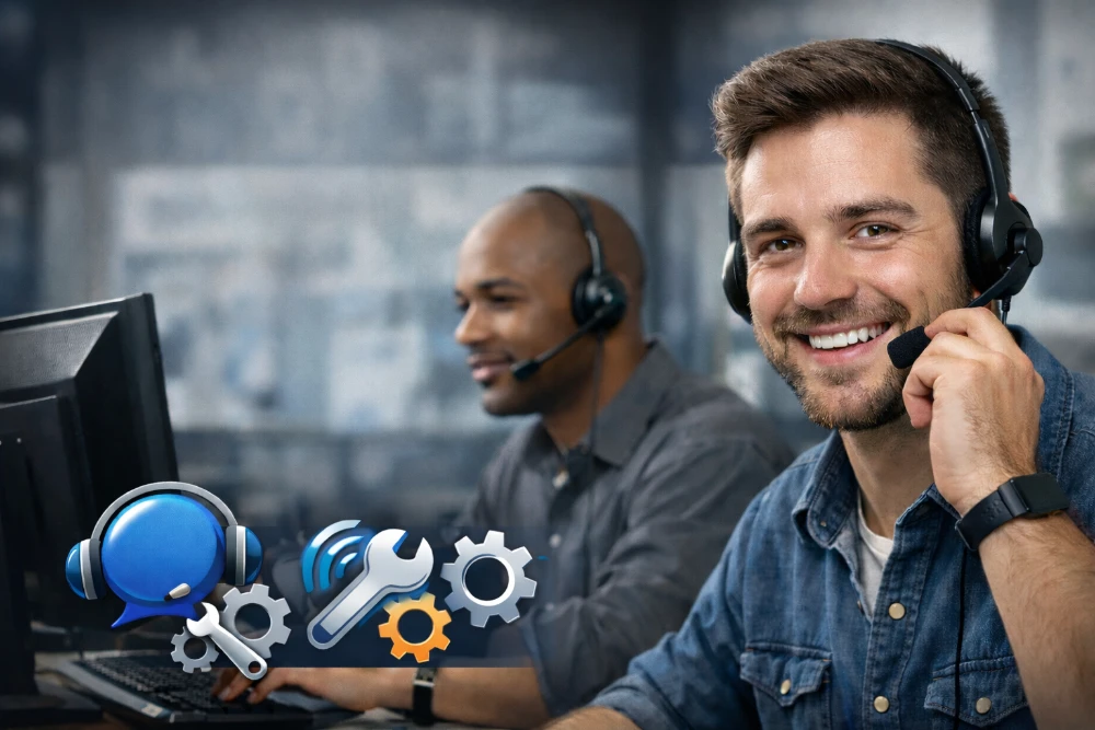 Customer success team supporting Commentiewer users